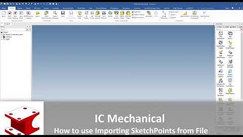 Import Coordinates Instantly in IronCAD (ICMech Tutorial)