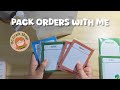Studio Vlog: Pack orders with me #01 (OC-Craft Shop) 🇵🇭