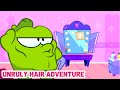 Om Nom Stories - Unruly Hair Adventure 😵 Cartoon for kids Kedoo Toons TV