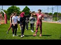 Olympians Nikolaj Sorensen and Laurence Fournier Beaudry surprise students on Olympic Day ❤️