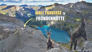 The Terrifying Cliff Trail Above Oeschinensee to Fründenhütte