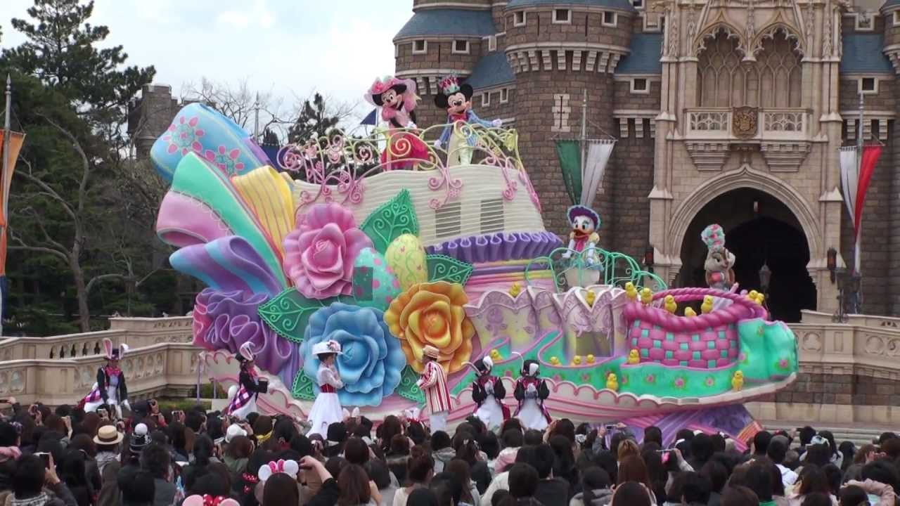 TDL : Disney Easter Wonderland Parade. イースター・ワンダーランド・パレード