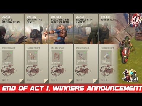 End Of ACT 1, Chapter 5 | GIVEAWAY Winners | LDOE Season 25 | Last Day On Earth: Survival