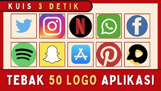 🔴 KUIS TEBAK 50 GAMBAR LOGO APLIKASI Favoritmu!!! Berapa banyak yang kamu bisa jawab?? 🧐 screenshot 1