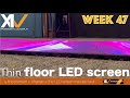【 #LEDビジョンメーカー 担当者が紹介する】Thin floor LEDscreen