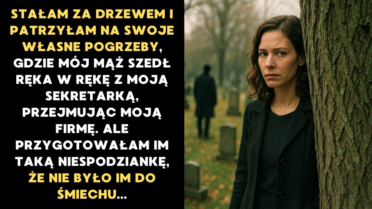 PŁAKAŁAM, CZYTAJĄC! Patrzyłam na swój pogrzeb – mąż z sekretarką przejął firmę, ale zemstiłam się