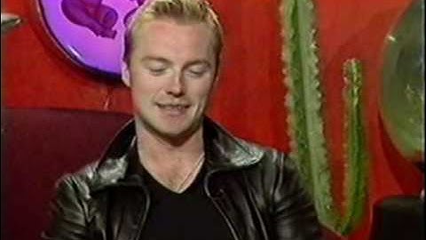Boyzone - Ronan Keating on TFI Friday part 1