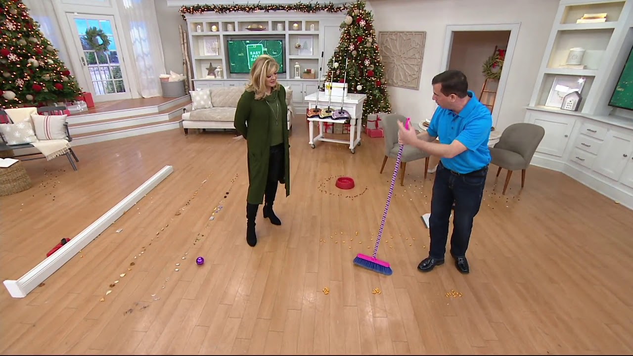 EasyEdge Lightweight Hard Floor Swivel Sweeper w/ Gift Box on QVC YouTube