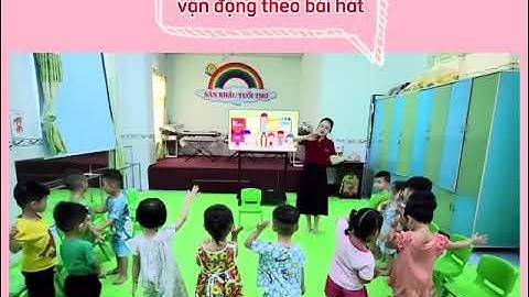 Hoạt động Làm quen tiếng Anh trẻ Mẫu giáo 3 4 tuổi