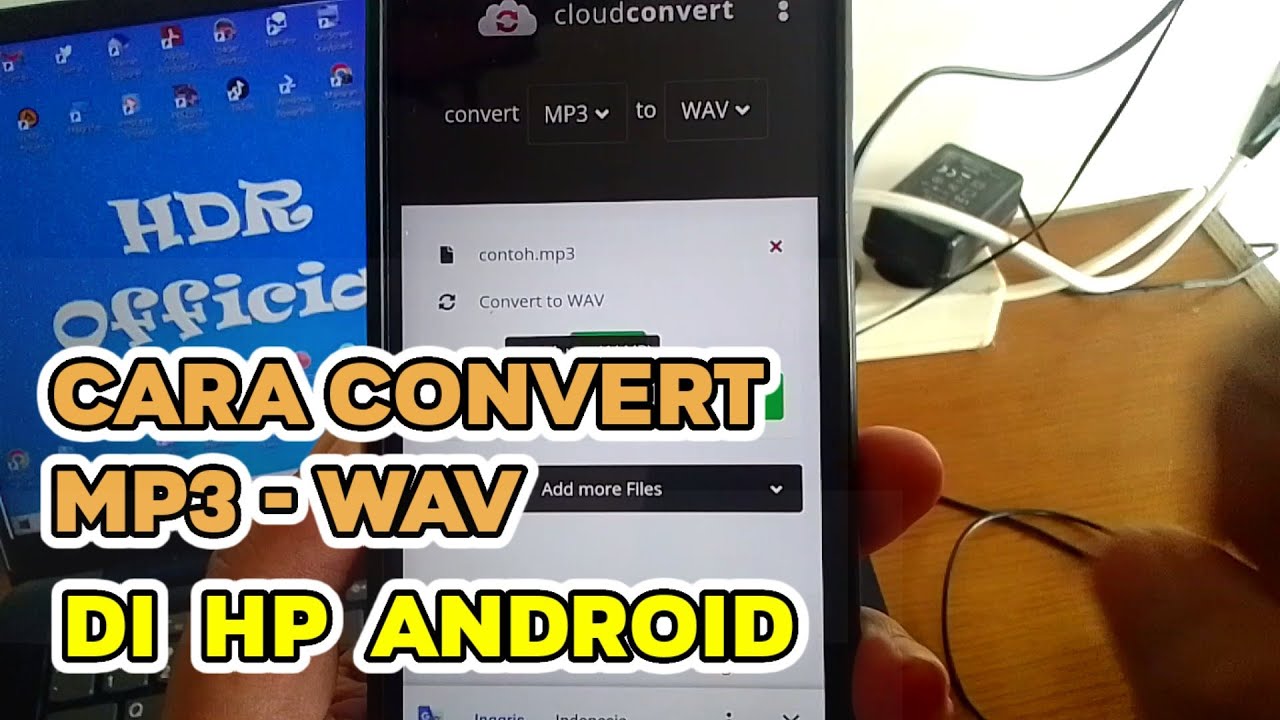 Tutorial cara convert mp3 ke wav di hp android youtube