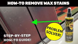 How to Remove Wax & Compound Stains from Plastic Trim | McKee’s 37 Wax Remover for Plastic