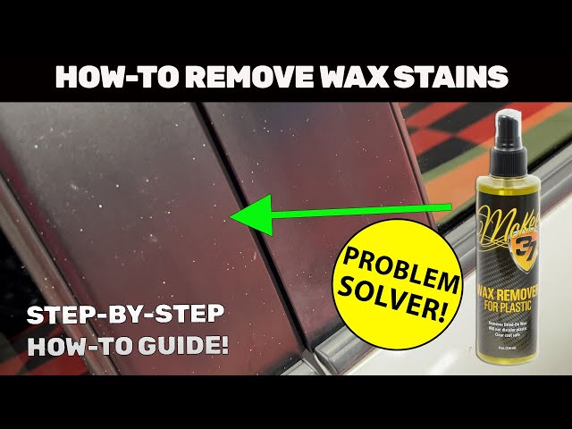 Wax Removal on Different Types of Trim