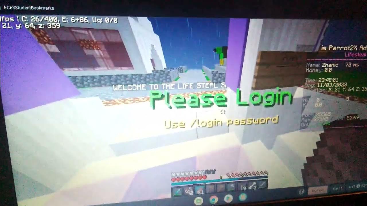 Eaglercraft 1 8 8 s lifesteal smp address youtube