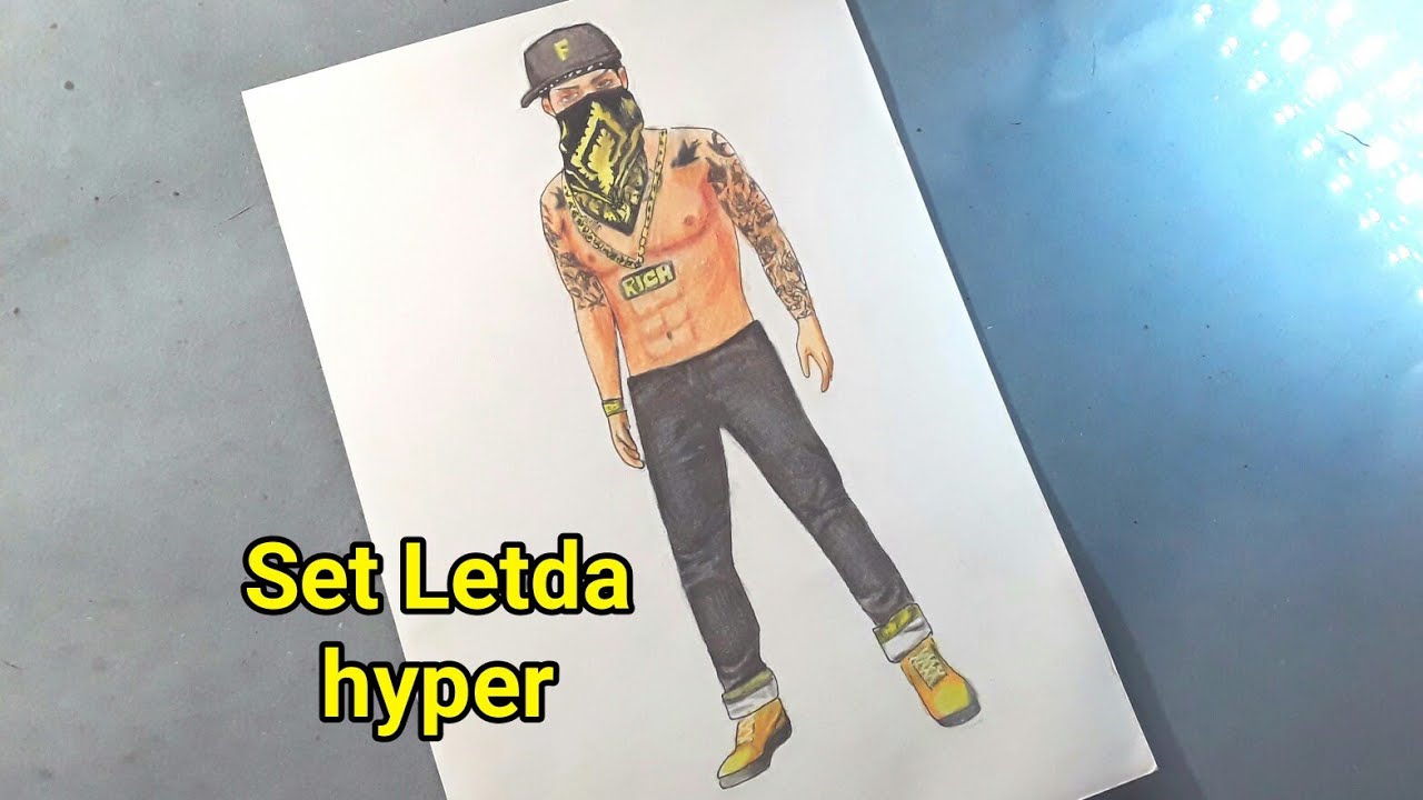 Menggambar Set Letda Hyper Menggambar Free Fire YouTube