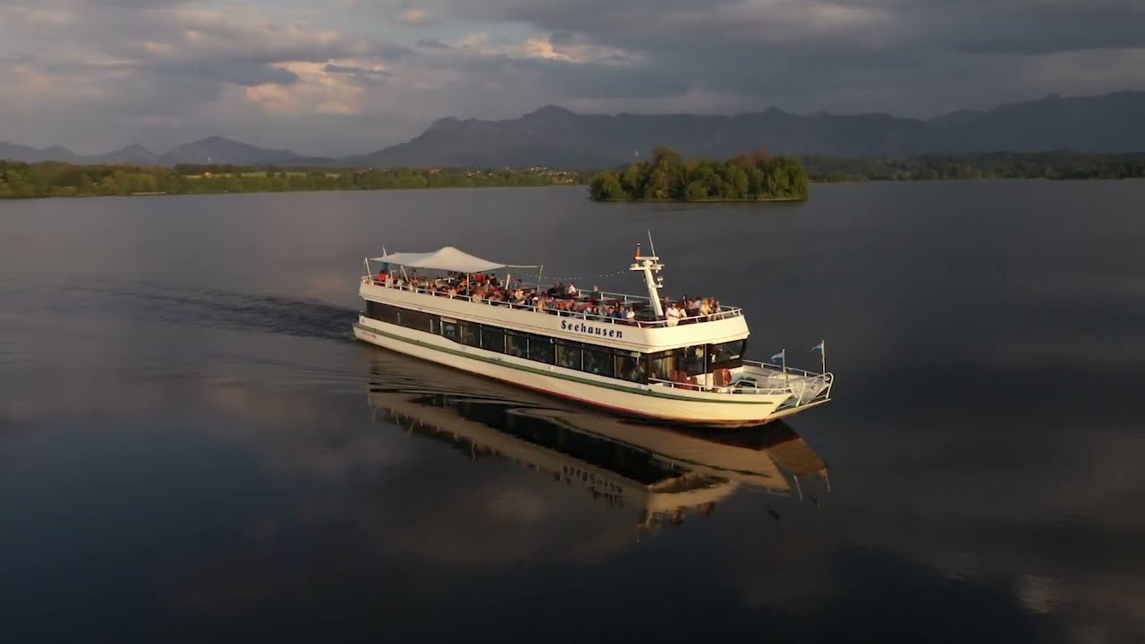 Mondscheinfahrt am Staffelsee und schöne Abendstimmung.