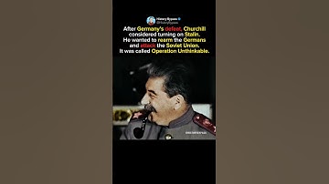 Churchill’s Secret Plan to Attack the Soviet Union #shorts