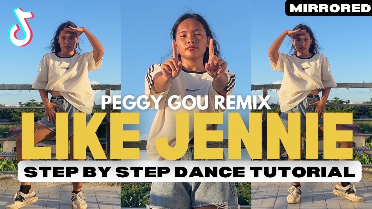 like JENNIE (Peggy Gou Remix) STEP BY STEP Dance Tutorial | Beginner Friendly