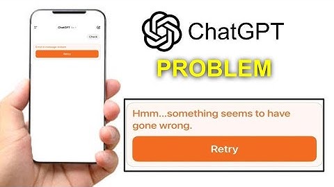 Chatgpt something seems to have gone wrong | Chatgpt Error In Message Stream | Chatgpt server down