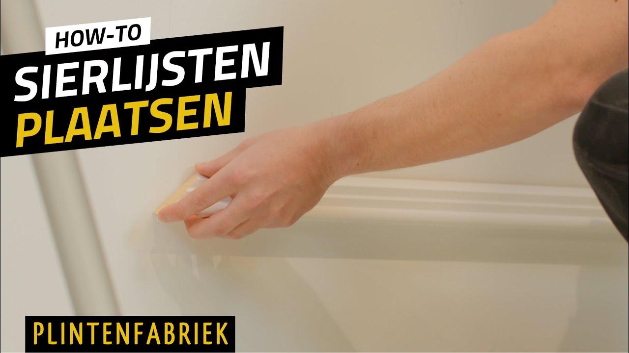 Hoe plaats ik zelf mijn sierlijsten? - Plintenfabriek