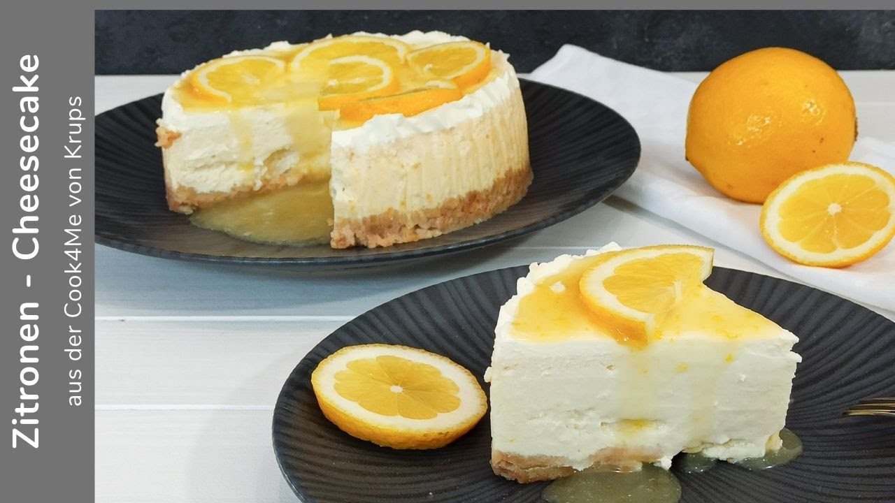 Zitronen - Cheeesecake / zubereitet in der Cook4Me Touch von Krups