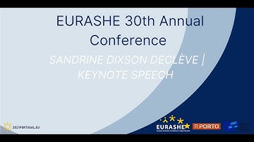#EURASHE30 | Sandrine Dixson - Declève | Keynote speech | 20-21 May 2021