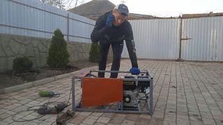 😉Найпростіший генератор для будинку своїми руками, з асинхронного двигуна！ видео