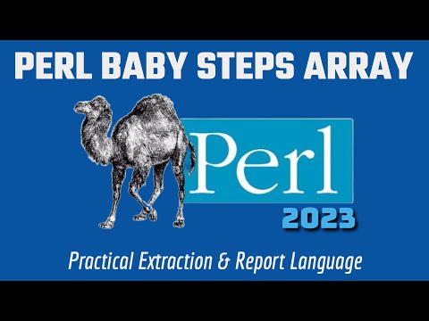 Perl Programming Baby Steps - How To Create An Array 2023