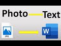 How to Convert Image to Word Document