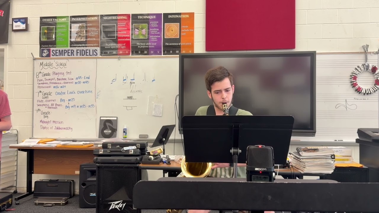 Teghan and Lane All-State Band Pre-Audition March 6, 2026