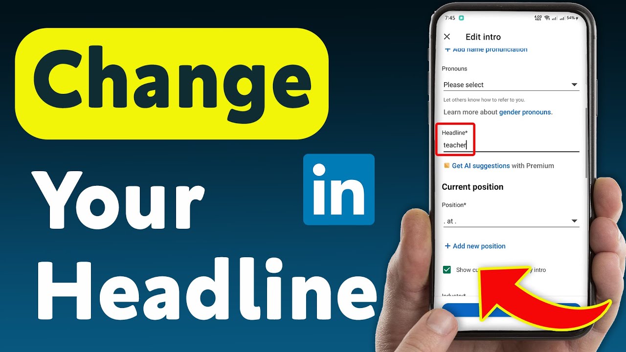 How To Change Your Headline On LinkedIn (Updated)