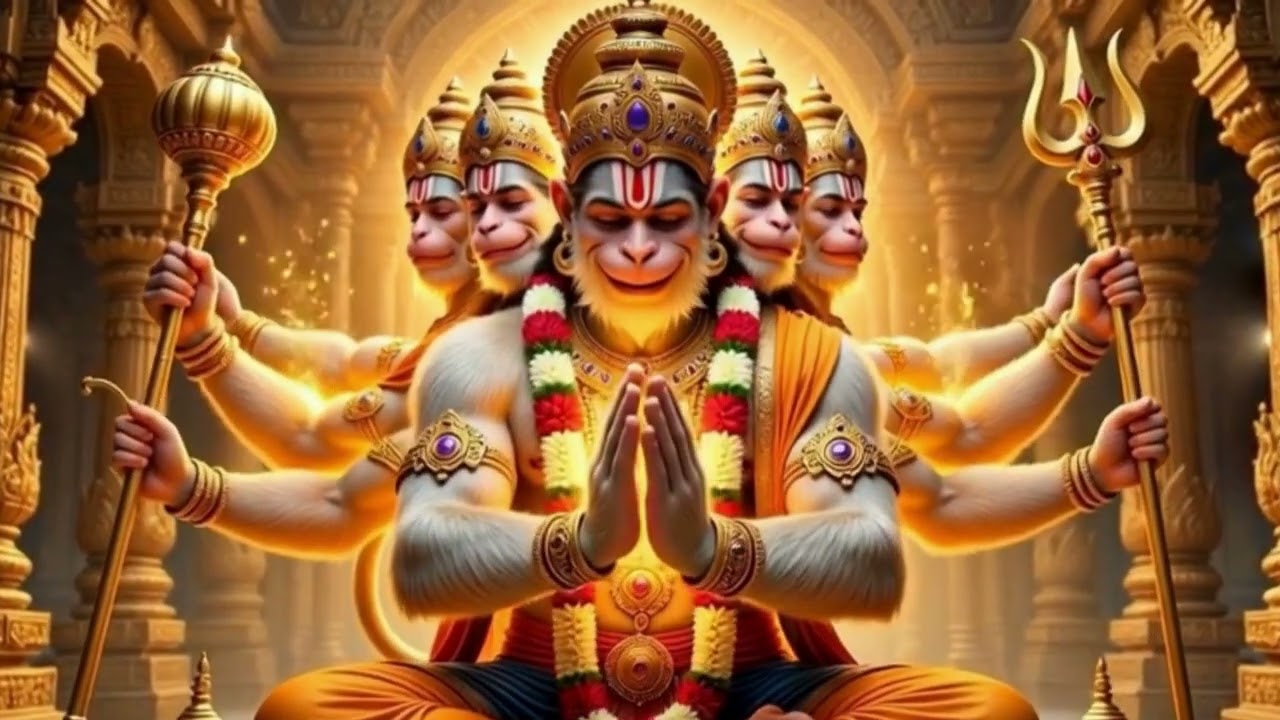 पंचमुखी हनुमान कवच | Panchmukhi Hanuman Kavach Slok with Lyrics|Most Powerful Protection Mantra 2026