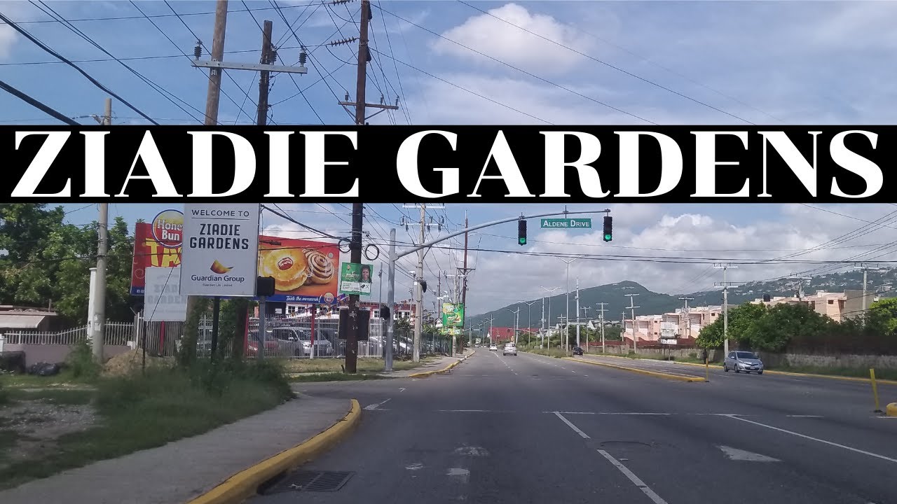 DRIVING THROUGH THE COMMUNITY OF ZIADIE GARDENS KINGSTON JAMAICA