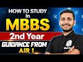How to Study in MBBS 2nd Year? | Complete Strategy, Syllabus &amp; Best Books | Dr. Rishabh Jain Sir