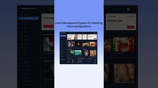 Event Management System for Wedding Planning Operations