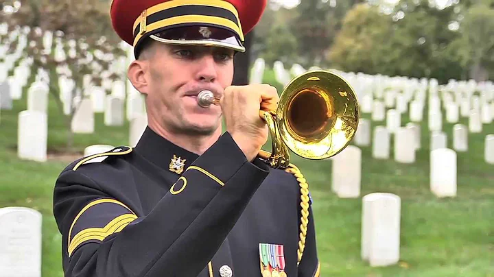 "Taps" performed in Arlington National Cemetery (summer and winter)