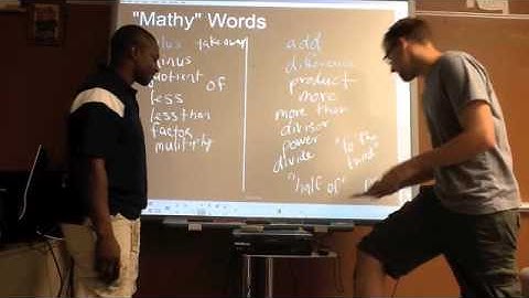 Algebra 1 - Translating Algebraic and Verbal Expressions