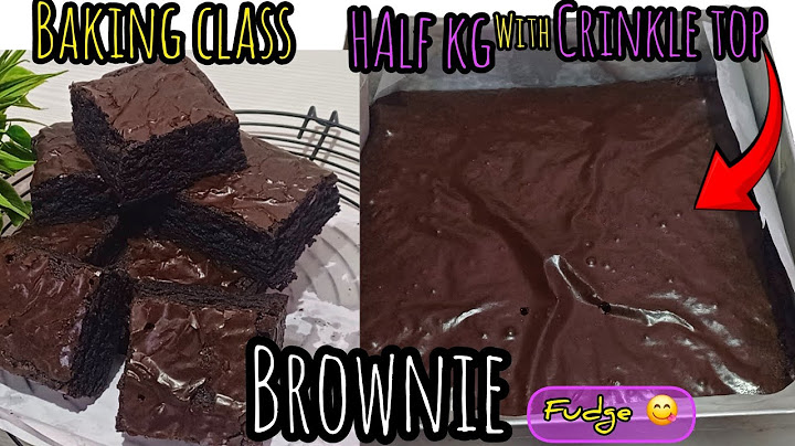 Brownie perfect crinkle top &fudge recipe in tamil #brownie #chocolatefudgebrownie #bakingclasstamil
