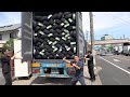 2時間以内にタイヤ約1200本を下ろし切る!?