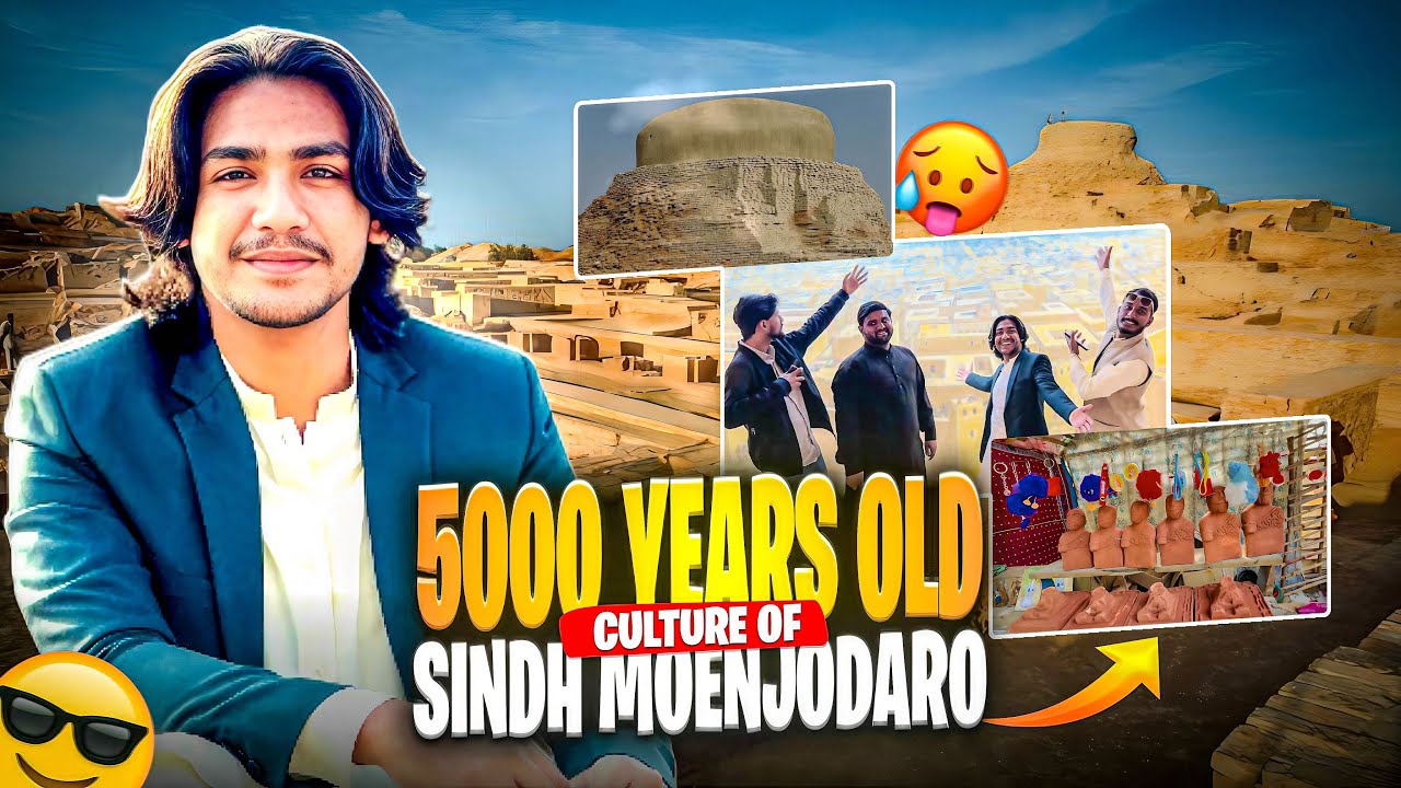 We visited the 5,000-year-old Mohenjo-daro 🏛️😍