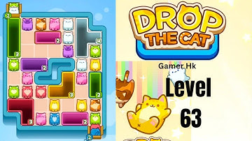 Drop The Cat Level 63 Walkthrough Solution 