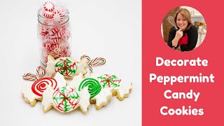 Decorate Peppermint Candy Cookies the Easy Way