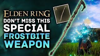 Elden Ring - Don't Miss This AWESOME Frostbite Weapon DEATH'S POKER - UNIQUE MOVESET & HUGE DAMAGE Resimi