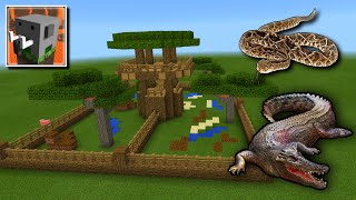 How to Make a Crocodile and Anaconda Farm in Craftsman: Building Craft