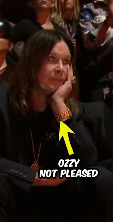 Are his strings out of tune? And what did Ozzy say? #shorts #guitar #fail #slash