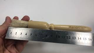Coffee Grinder Cleaning Brush,Espresso Machine Cleaning Brush Natural Boar Bristles Wealth