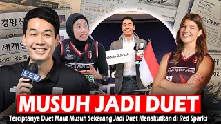 TERCIPTANYA DUET MAUT RED SPARKS ! Vanja Bukilic & Mega Duet Maut Siap Kuasai V league Musim Ini