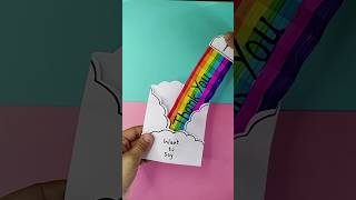 Rainbow Thank You Card | Rainbow Message Card