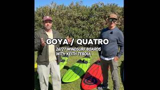 GOYA & QUATRO Windsurfing wave boards 26/27 | Interview with Keith Teboul