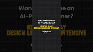 Join the Design Leadership Intensive. Link in comments. #ux #design #uxdesign #leadership #leader