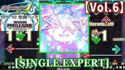 【DDR A3(GP)】 SMASH / Whac-A-Me [SINGLE EXPERT] 譜面確認+Clap+SpeedGuide